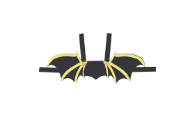 Hund Fledermausflügel Kostüm für Halloween