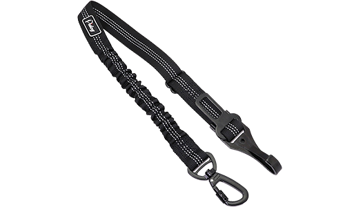 Reflektierende Sicherheitsgurt Hundeleine für Auto Reflektierende schwarze Hundeleine für Autositz, 55 - 65 cm, verstellbar, mit Metallclip für sorgenfreie Reisen.