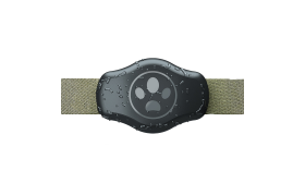 AirTag Schutzhülle für Hundehalsband AirTag-Schutzhülle mit Pfotenabdruck-Design, universell passend für Hundehalsbänder, wasserdicht für AirTags.