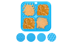 Ungiftige Hundeleckmatte mit Spatel Ungiftige Hundeleckmatte mit Spatel