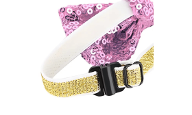 Glitzerndes Party Fliegenhalsband für Katzen & kleine Hunde Glitzerndes Party Fliegenhalsband für Katzen & kleine Hunde