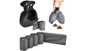 Leicht zu Reinigender, tragbarer Hundekloschöpfer mit Clip-On-System - inklusive umweltfreundlicher Tüten Leicht zu Reinigender, tragbarer Hundekloschöpfer mit Clip-On-System - inklusive umweltfreundlicher Tüten