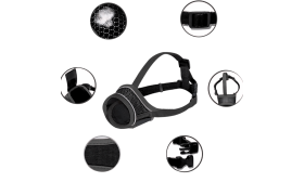 Verstellbarer, reflektierender Maulkorb für Hunde - atmungsaktiv und bequem Verstellbarer, reflektierender Maulkorb für Hunde - atmungsaktiv und bequem