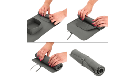 Zusammenklappbarer Hunde-Reisenapf - 1200ml Doppelfuttermatte zum Falten Zusammenklappbarer Hunde-Reisenapf - 1200ml Doppelfuttermatte zum Falten