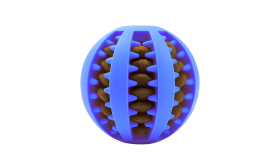 Interaktiver Futterball für Hunde – Kauspielzeug aus Gummi zur Beschäftigung