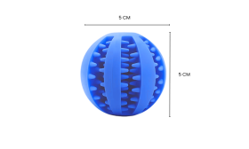 Interaktiver Futterball für Hunde – Kauspielzeug aus Gummi zur Beschäftigung