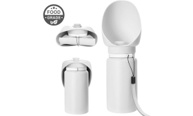 Zusammenklappbare Hundewasserflasche 550 ml – Reiseschüssel aus lebensmittelechtem Silikon für Haustiere Zusammenklappbare Hundewasserflasche 550 ml – Reiseschüssel aus lebensmittelechtem Silikon für Haustiere