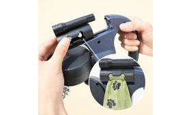 Verhedderungsfreie, einziehbare Doppel-Hundeleine mit LED-Licht – 3 m Doppelleine für zwei Hunde